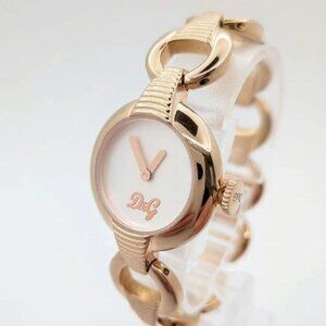 D&G rose gold watch